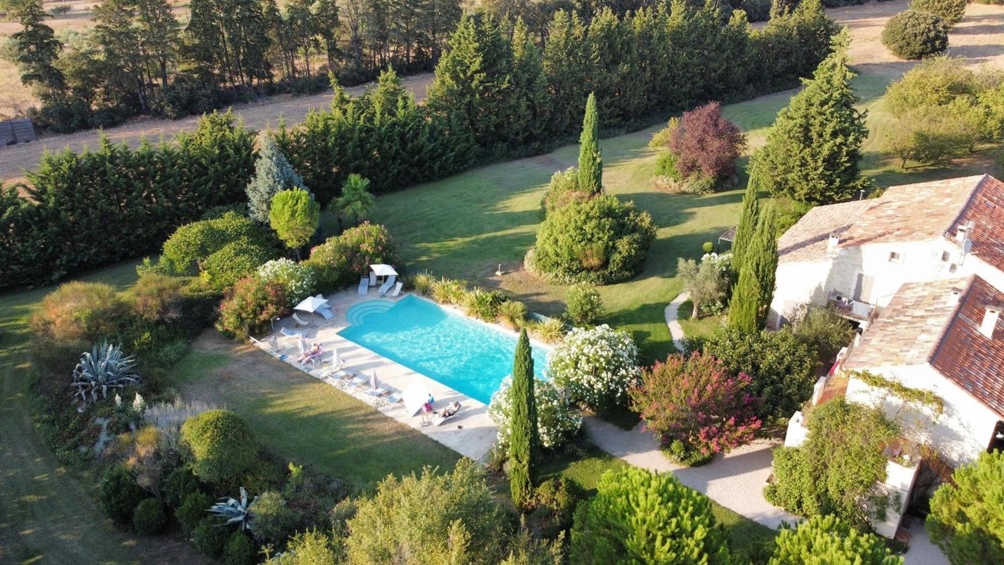 Bed and Breakfast Mas Les Fleurs D'Hilaire Monteux Exterior foto